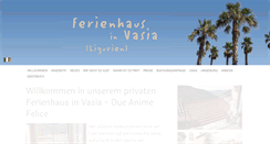 Desktop Screenshot of ferienhaus-vasia.de